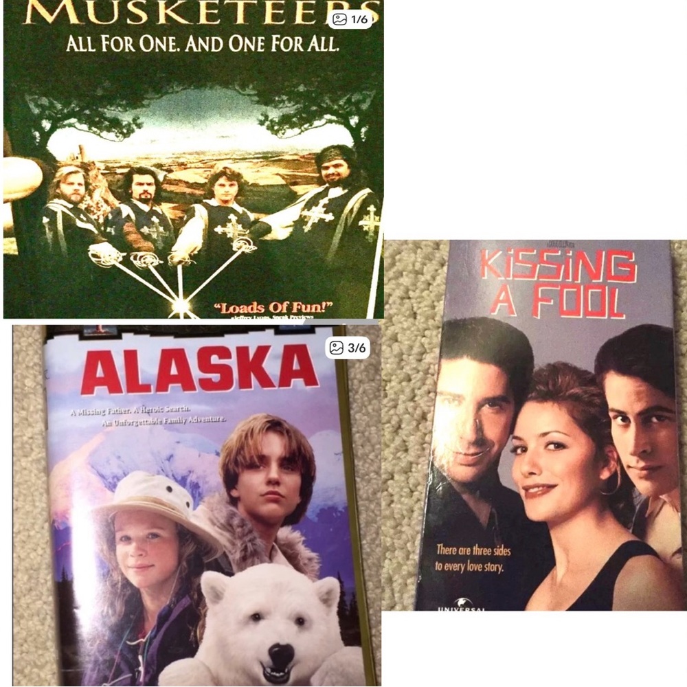 3 Different VHS Movies